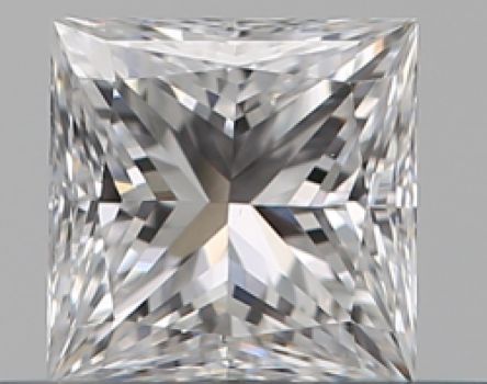 Briliant do šperku Princess 0,5ct D VVS1