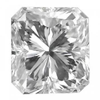 Šperkový diamant Radiant 0,7ct D VVS2