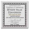 Bitcoin 1 Oz silver a gold sada v boxu