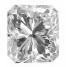 Šperkový diamant Radiant 0,5ct D VVS2