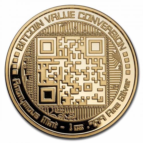 Bitcoin 1 Oz silver a gold sada v boxu