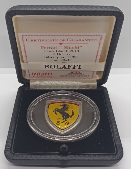 Stříbrná medaile Shield 20gr Ferrari